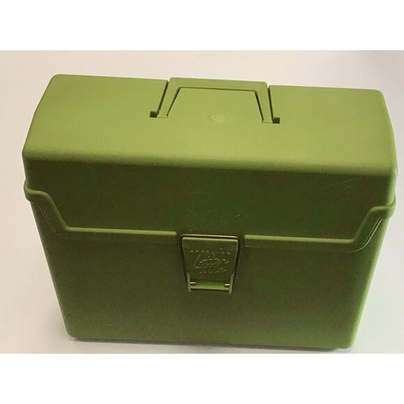 Vintage Light Green Sterling Plastics Co. Letter File Storage Box 1970's - Picture 5 of 9